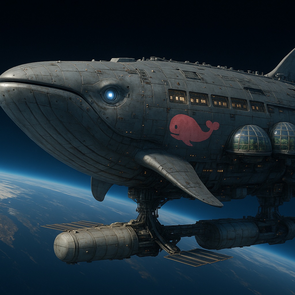 Manuhanaさま専用（原画）星を運ぶクジラ　ほか　4点おまとめ くじらUFO #01 04 by One Lyric 100 Songs | Suno