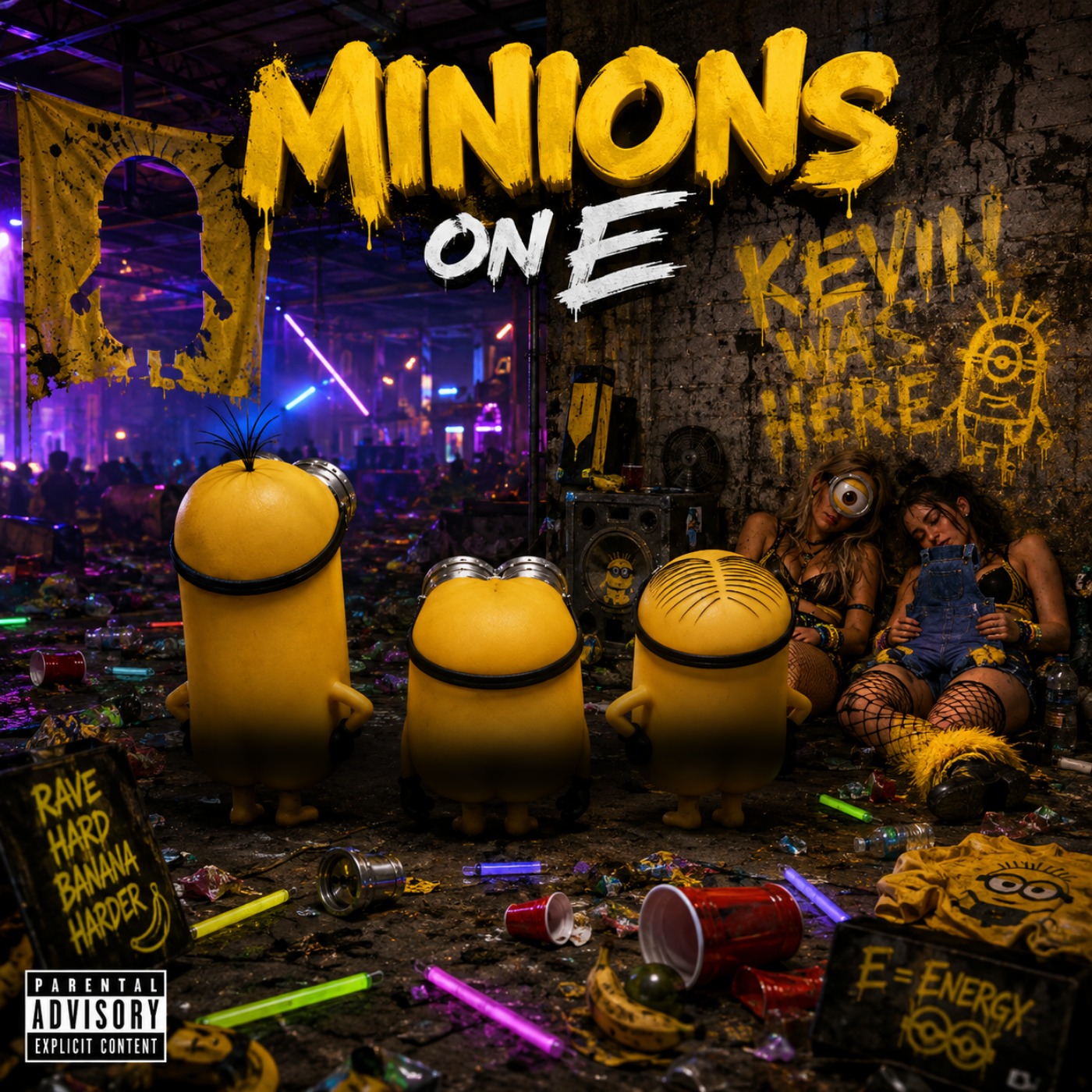 Minions on E artwork