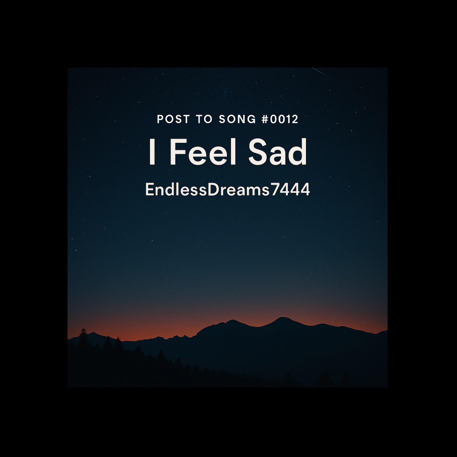 I Feel Sad artwork
