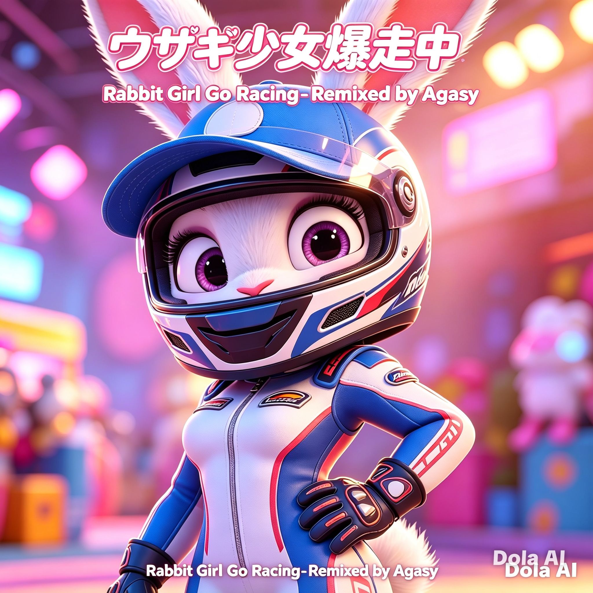 Rabbit Girl Go Racing (ウサギ少女爆走中) artwork