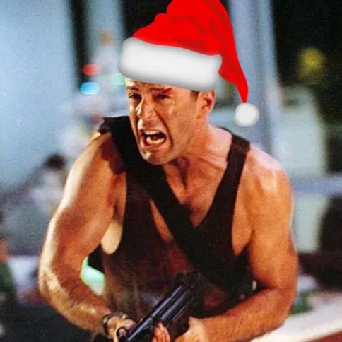 A John McClane Christmas artwork