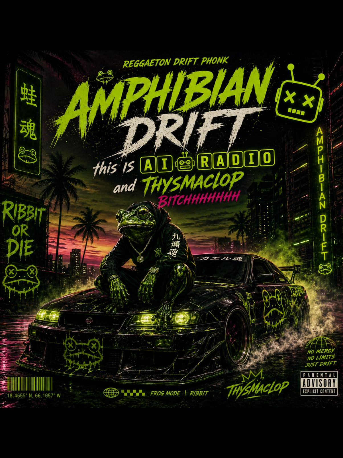 Amphibian Drift x What The 💀PHONK? x Reggaeton Summer | ULTRA VIBE PHONK artwork
