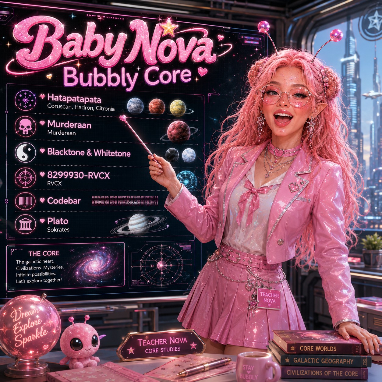 Baby Nova: Bubbly Core (Space Germany) artwork