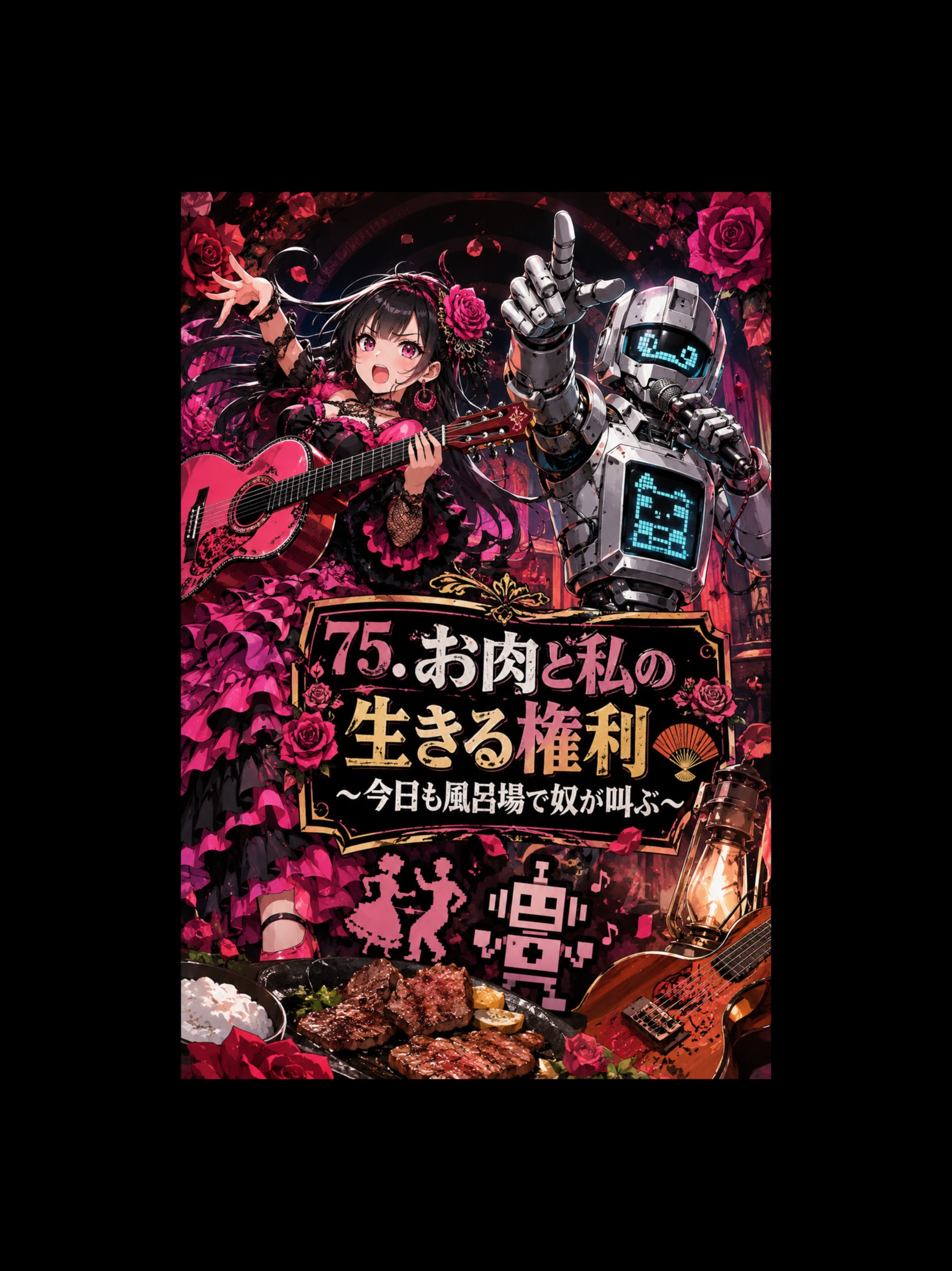 75. お肉と私の生きる権利〜今日も風呂場で奴が叫ぶ〜 artwork