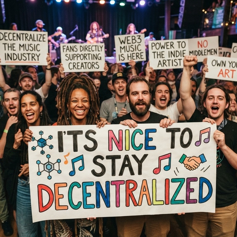 Is It Nice to Stay Decentralized [Music] artwork