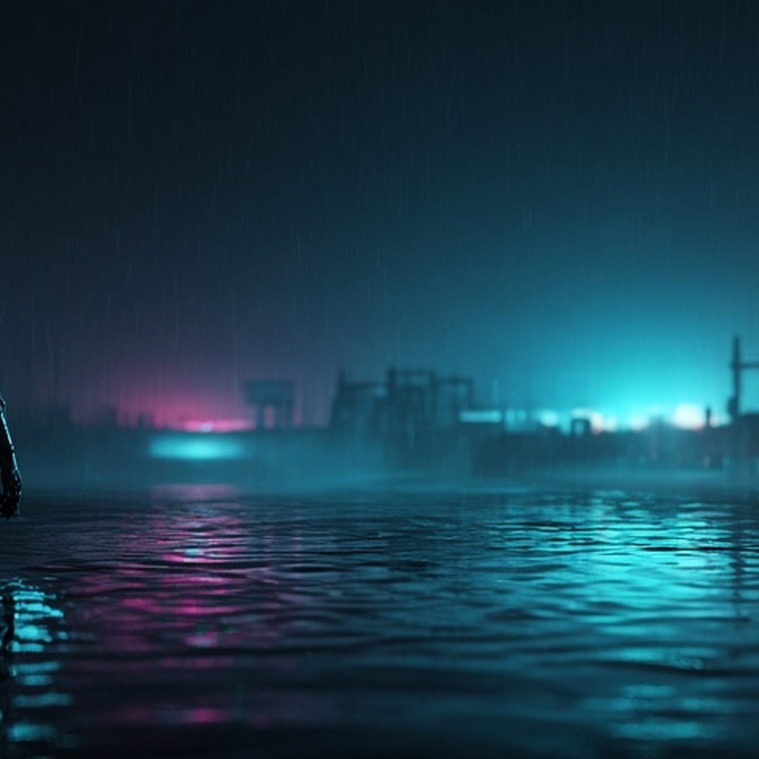 Water & Neon artwork