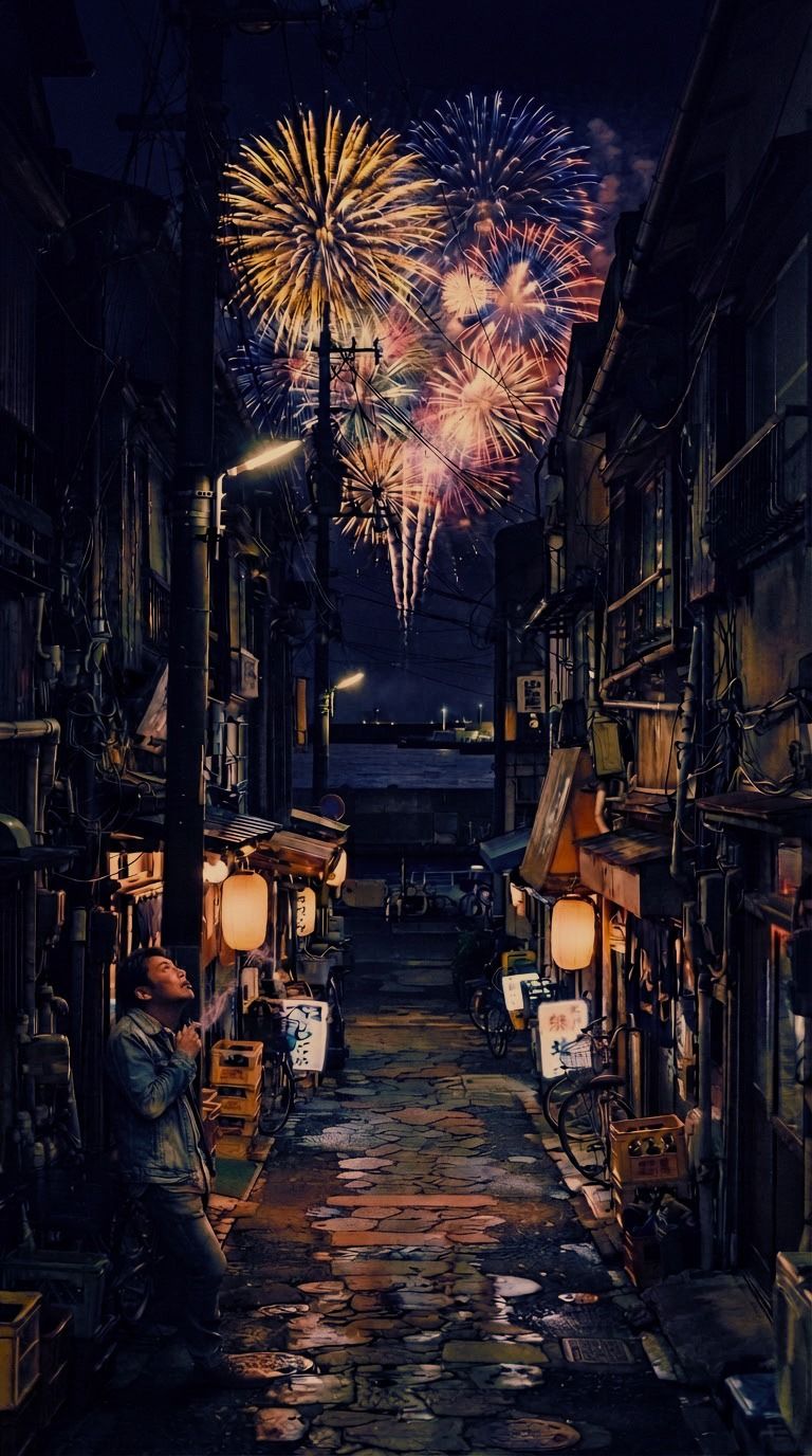 迎え火と夏の灯 artwork