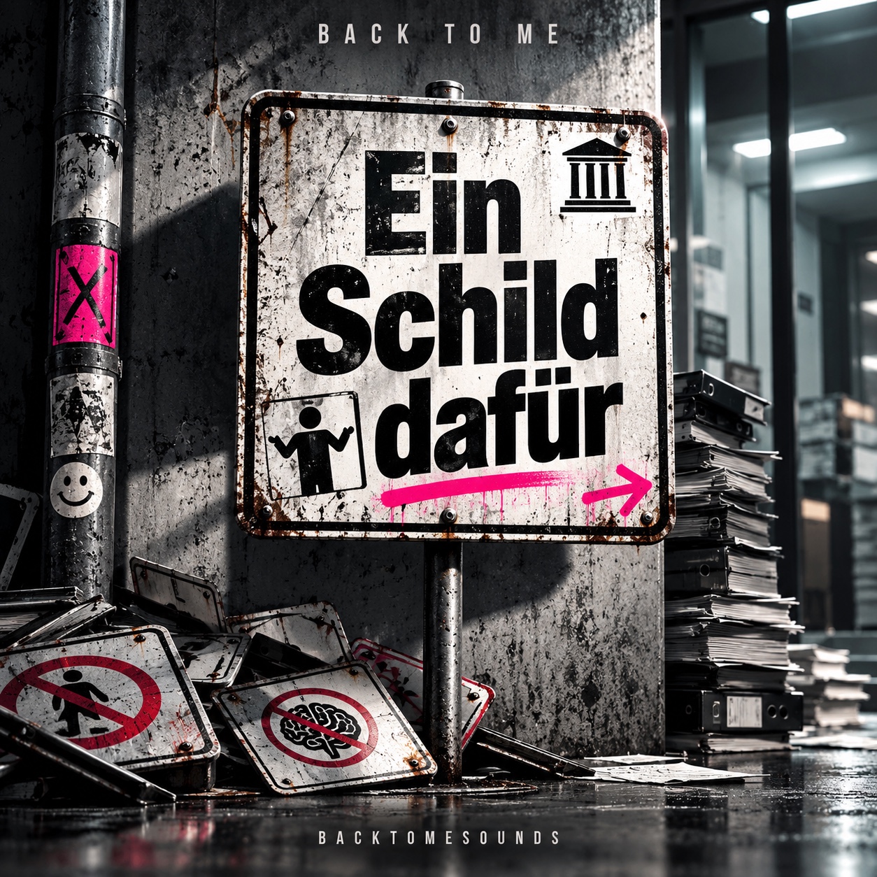 Ein Schild dafür artwork