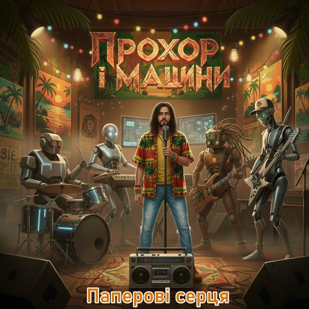 Паперові серця. Прохор і машини + artwork