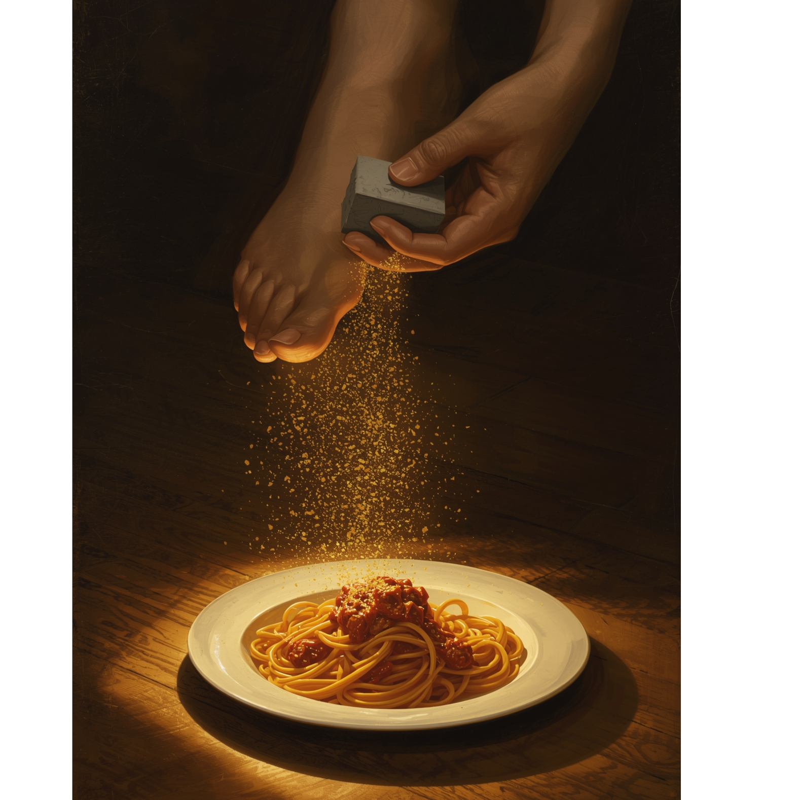 Fuß-Parmesan artwork