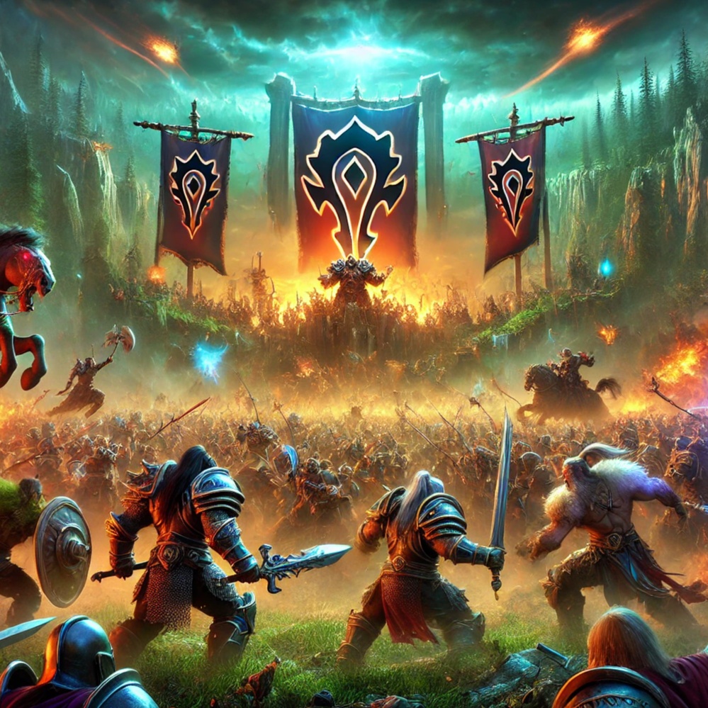 Battle of the gulch world of warcraft artwork