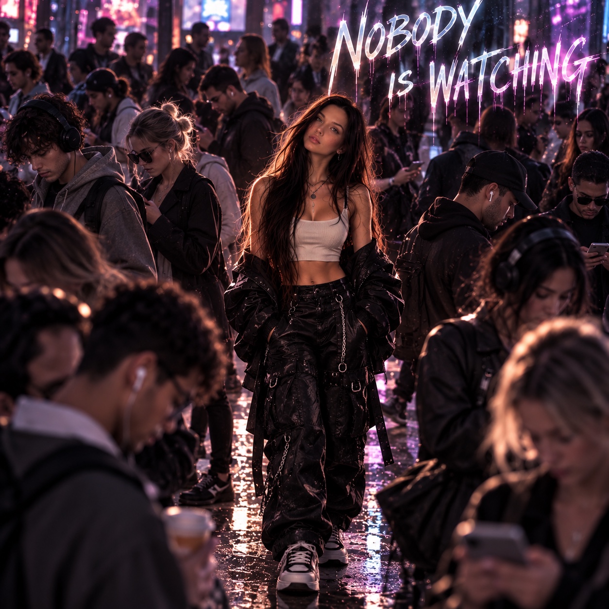 NØBØDY ⅠS WΔTCHING artwork
