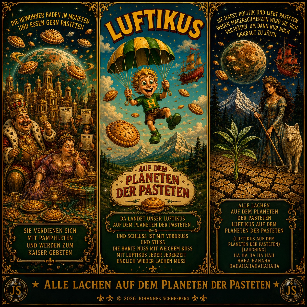 Luftikus Auf Dem Planeten Der Pasteten artwork