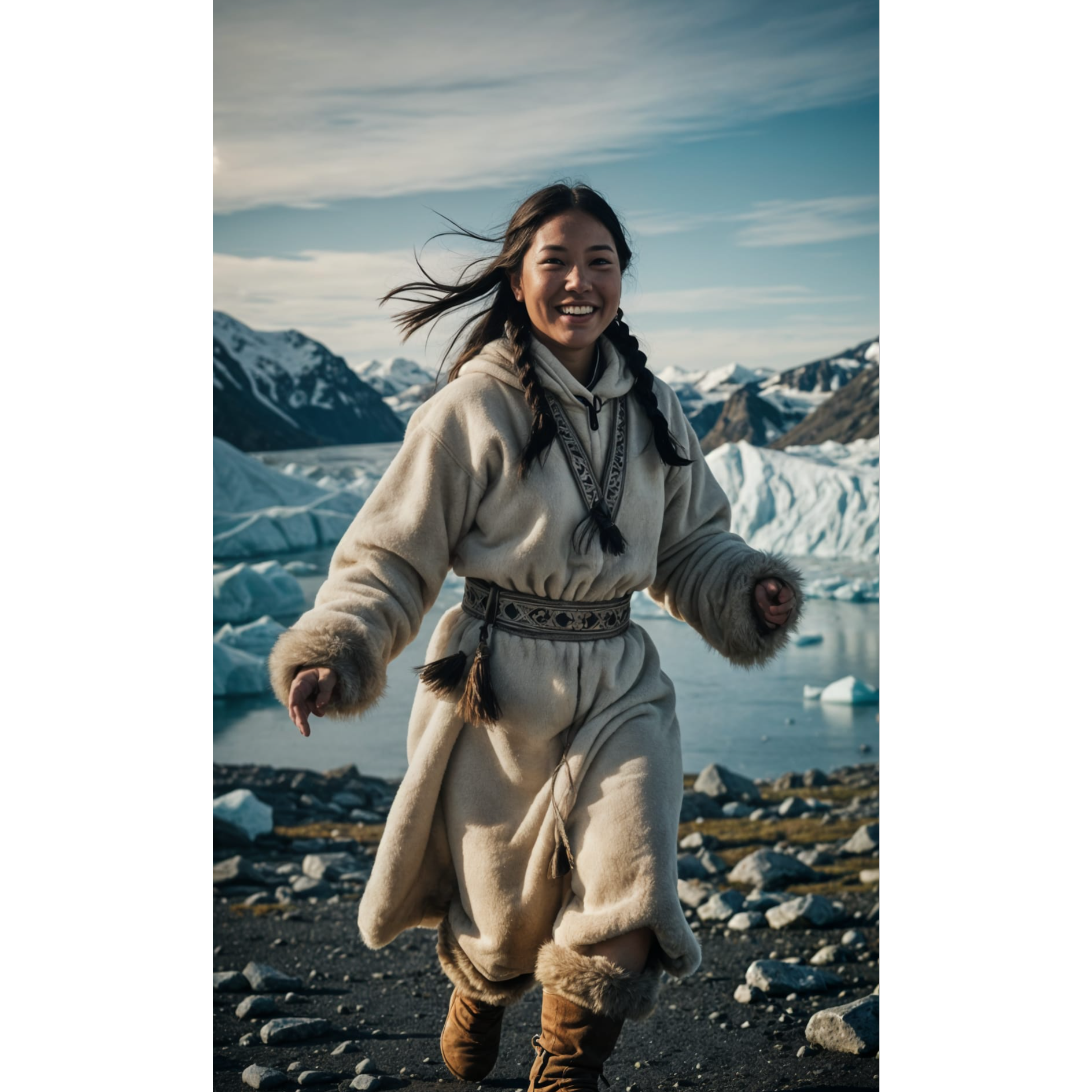 Native Inuit Dance artwork