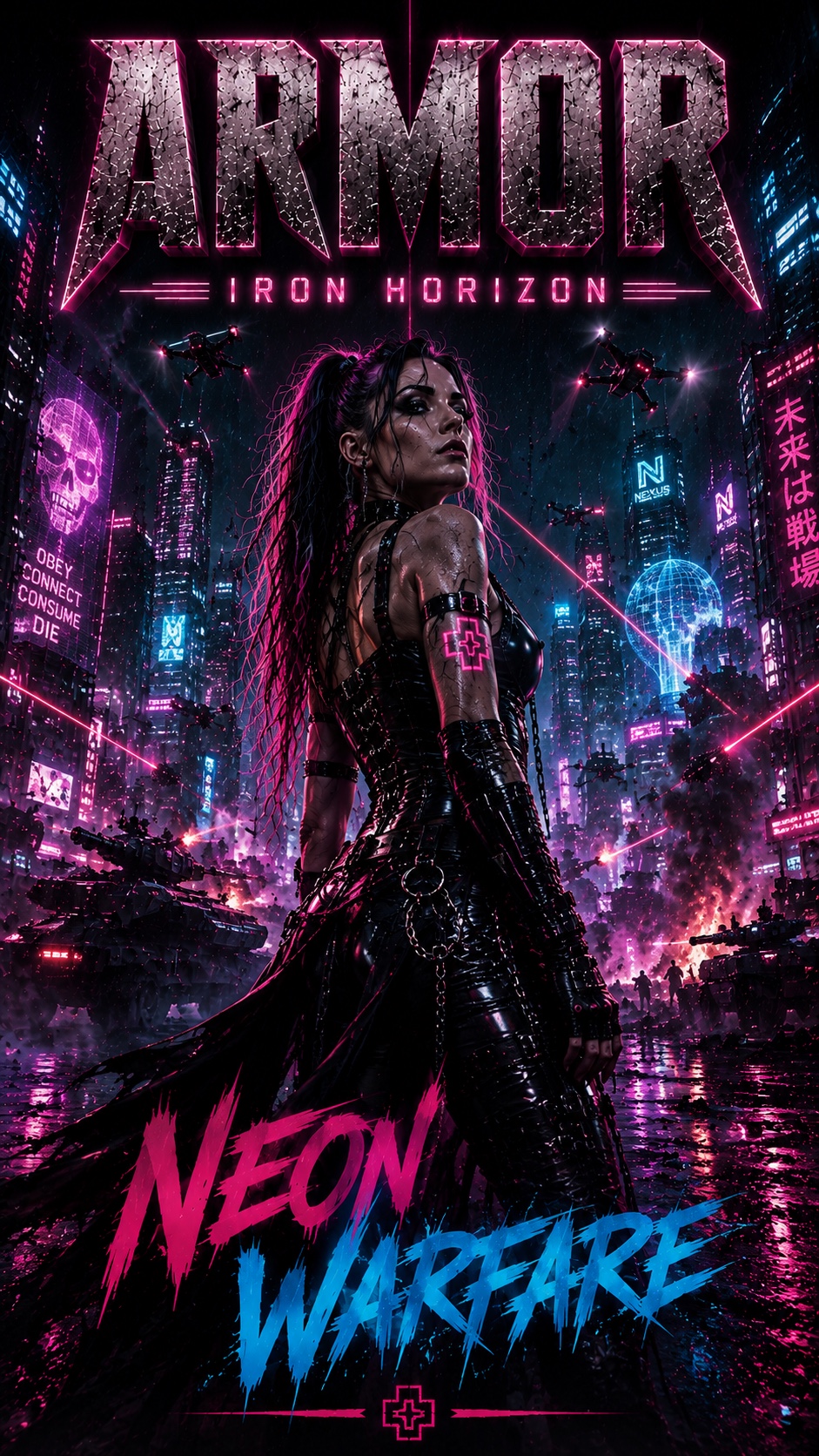 Armor - Neon warfare artwork