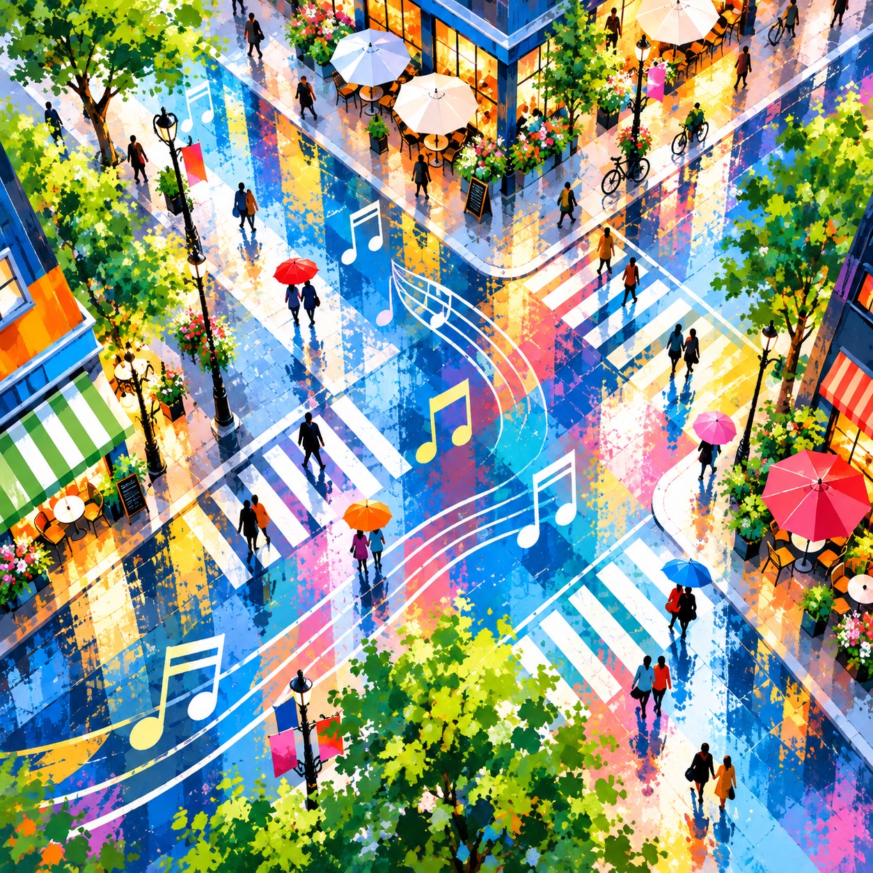 Walking Along artwork