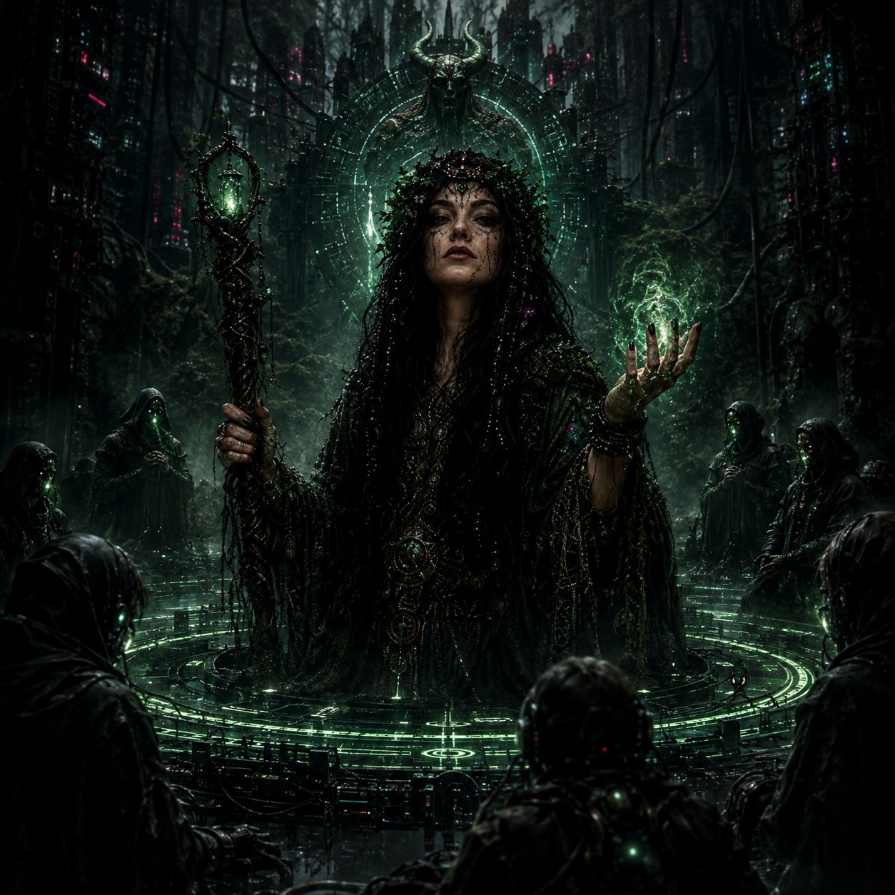 Cyber Witch Rite to Veles 🪵⚡🔌 ft. Blue Hermit artwork