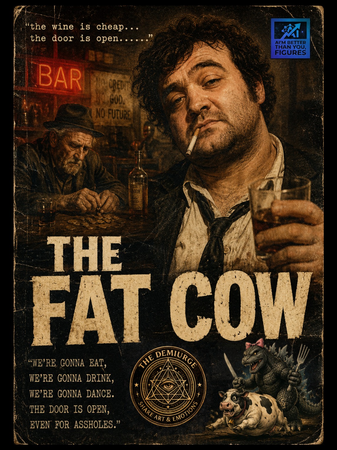 "THE FAT COW" (The Holy Demiurge  Series) artwork