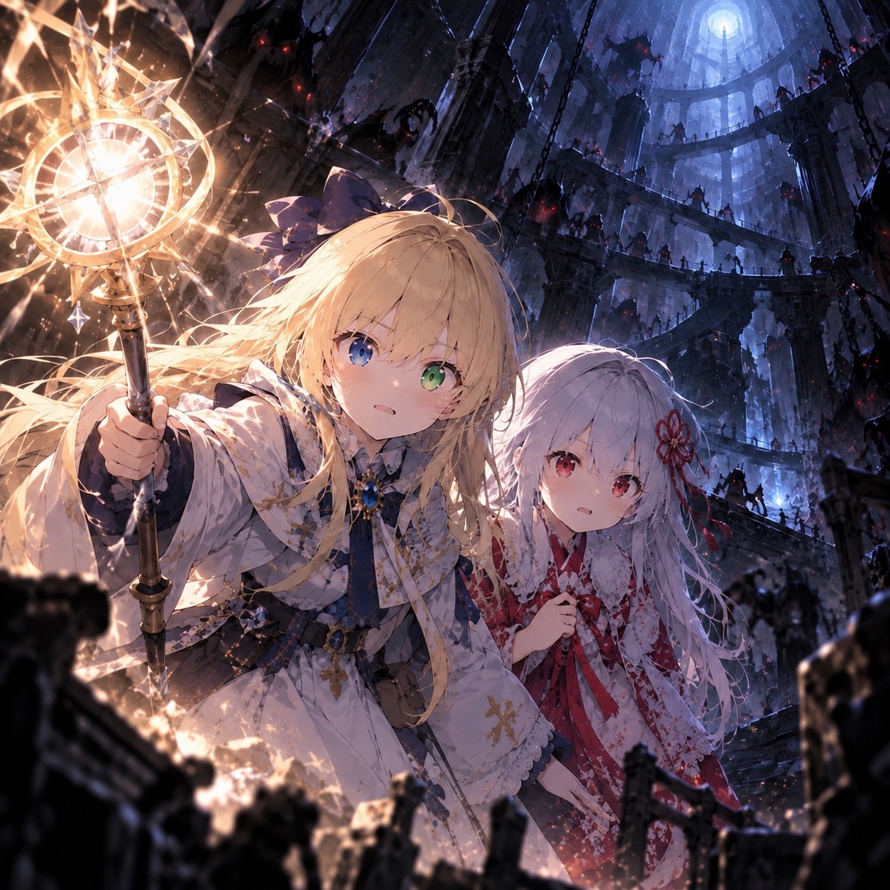 光灯る深淵の双星　#インスト祭 artwork