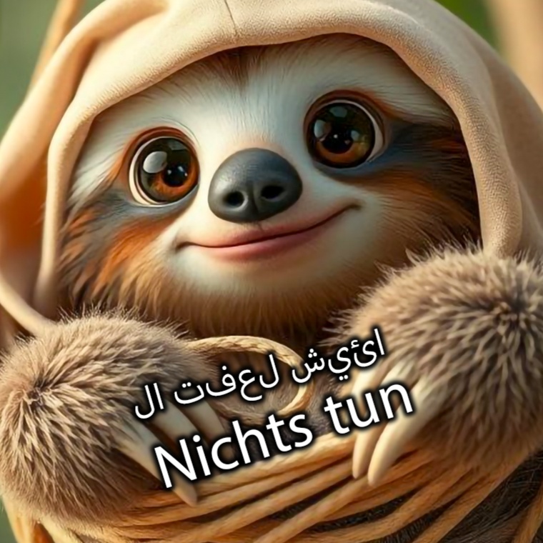 لا تفعل شيئا / Nichts tun artwork