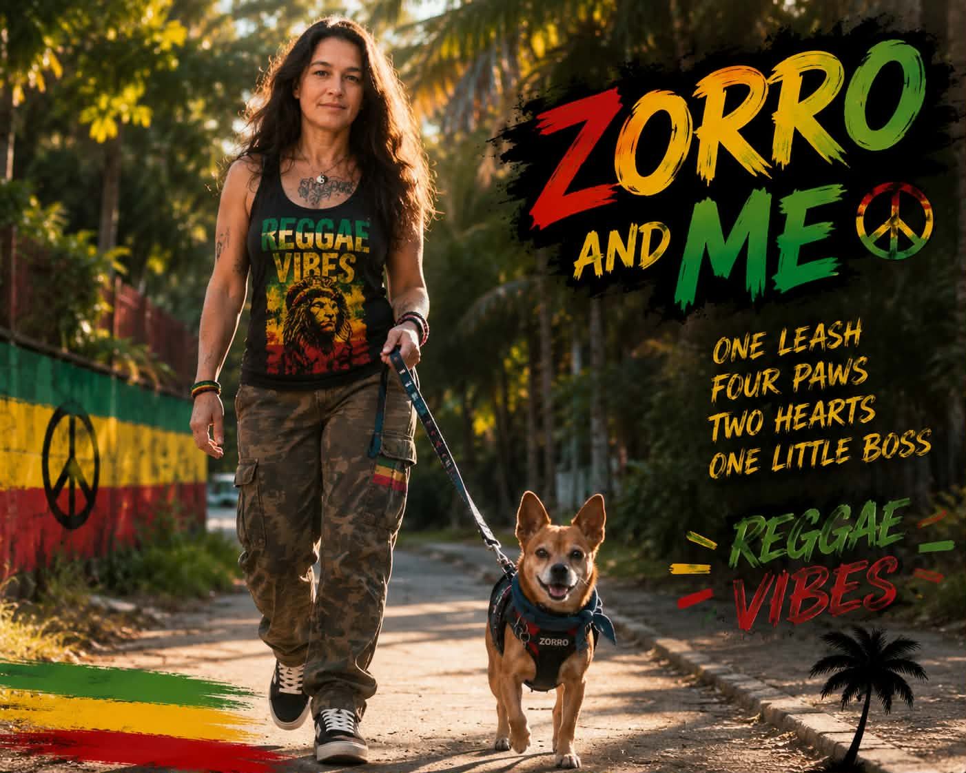 ZORRO & ME — PAWS ON THE PAVEMENT artwork