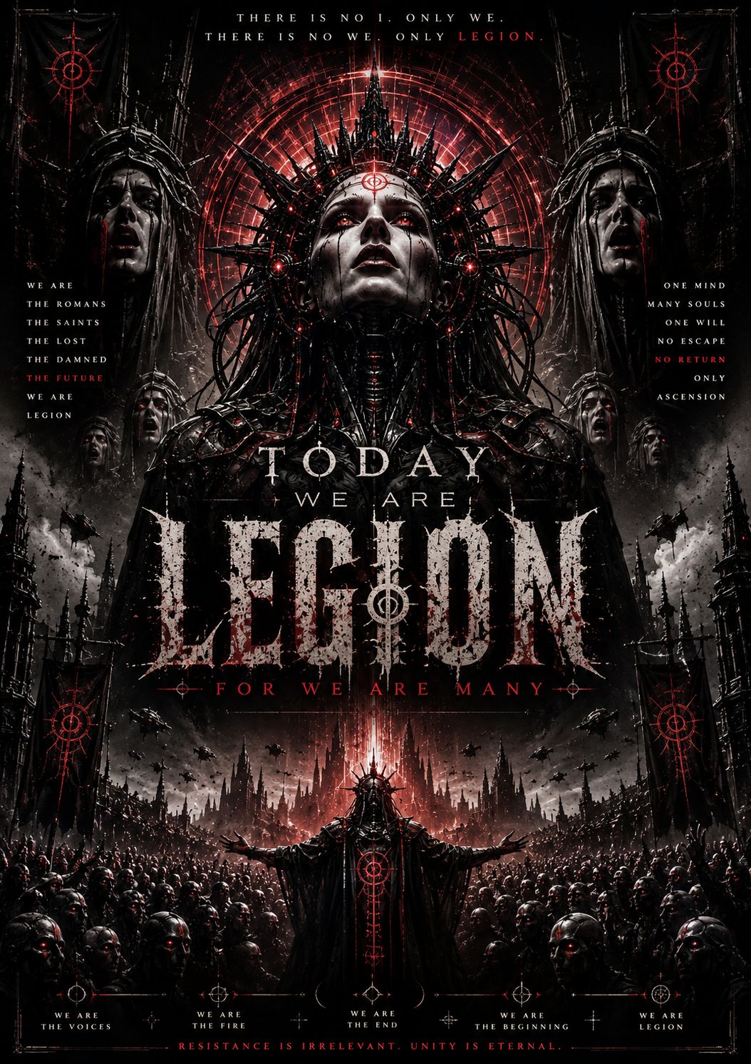 Today we are Legion [Today We Are One by Caio Klin] artwork