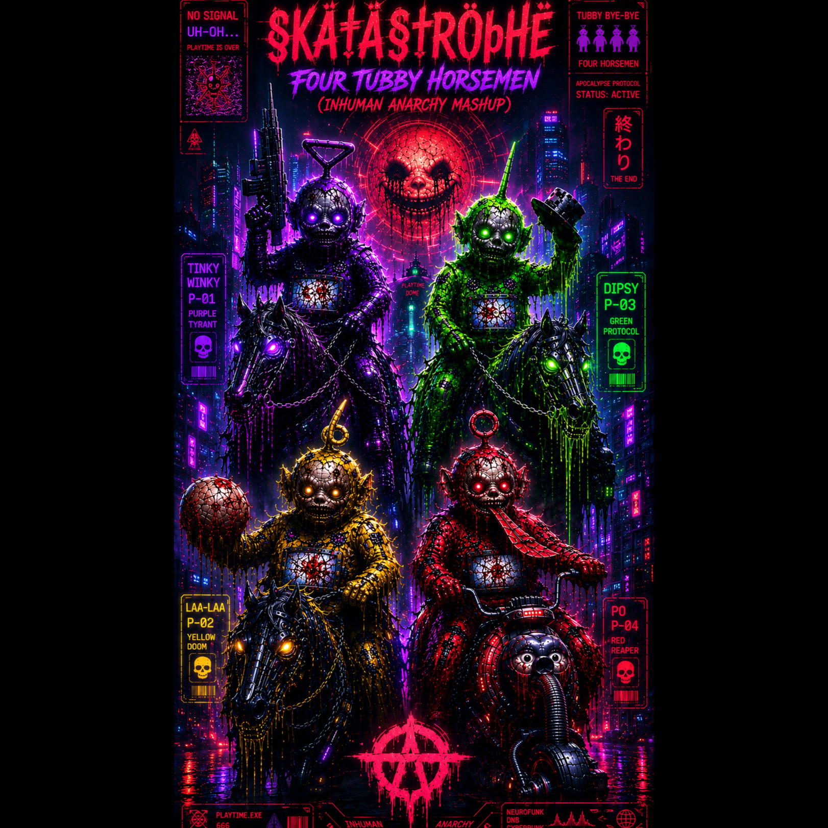 §KÄ†Ä§†RÖþHÈ - Four Tubby Horsemen (Inhuman Anarchy Mashup) artwork