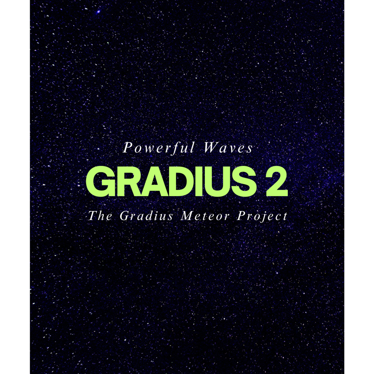 Powerful Waves (Boss Battleship Interior Theme) - The Gradius 2 Meteor Project artwork