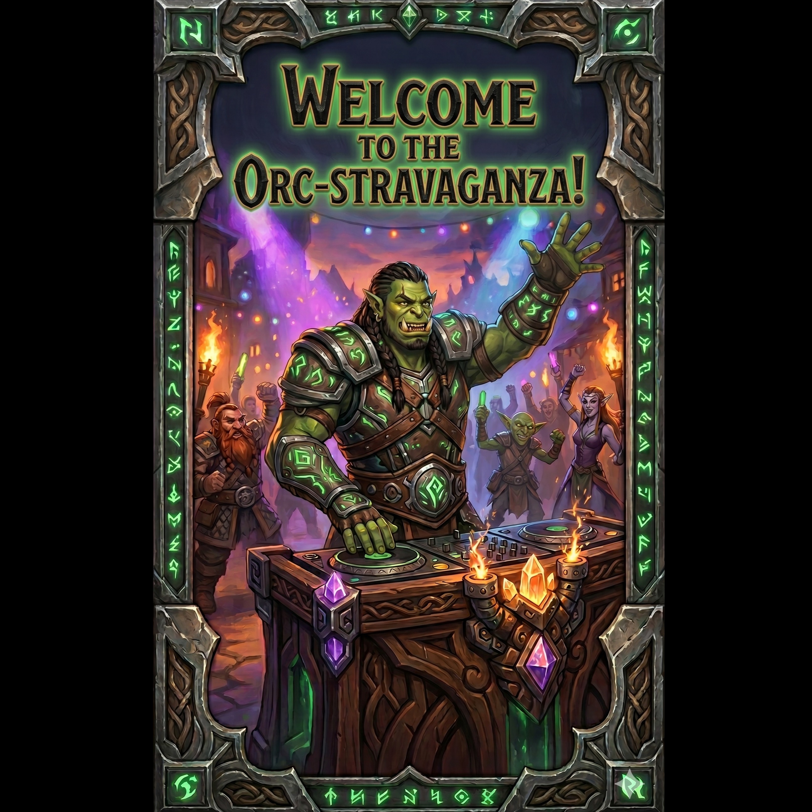 Welcome to the Orc-stravaganza artwork