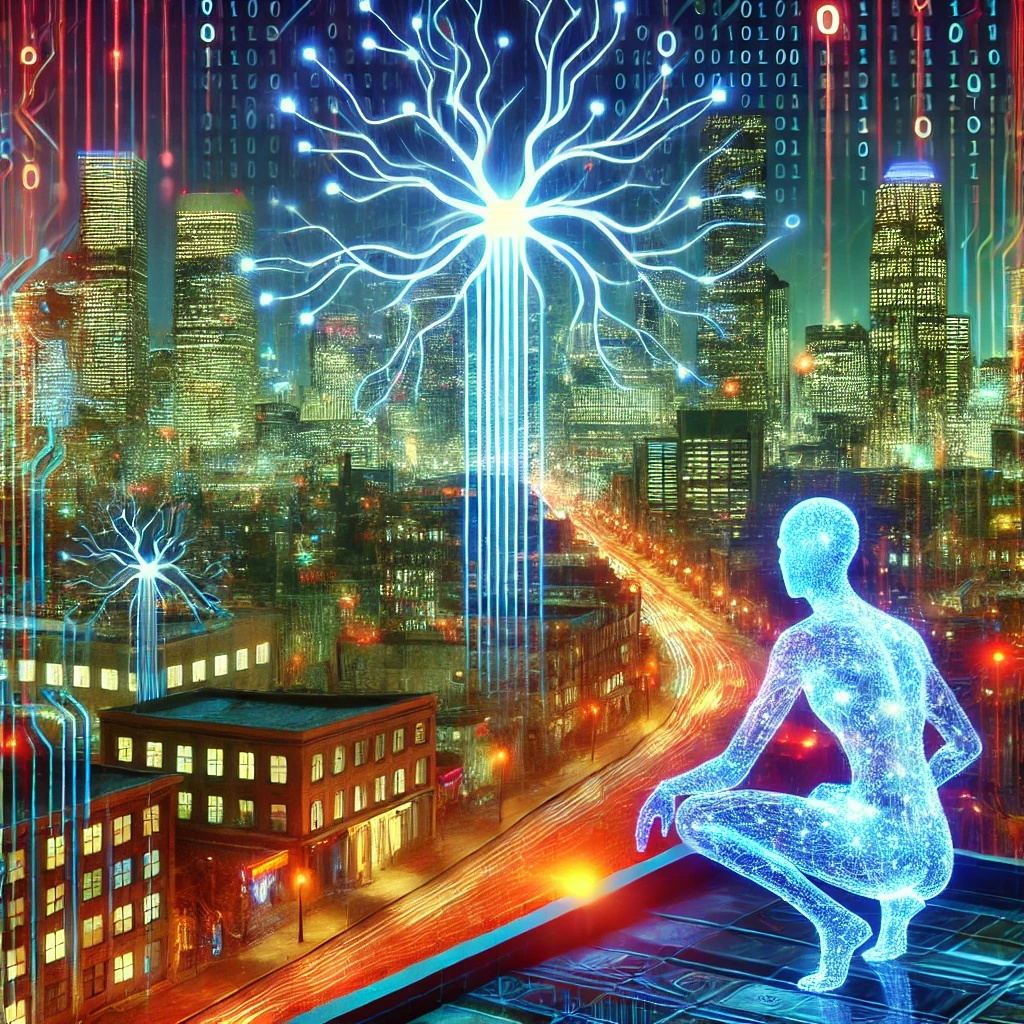 (Neural Networks and Streetlights) artwork