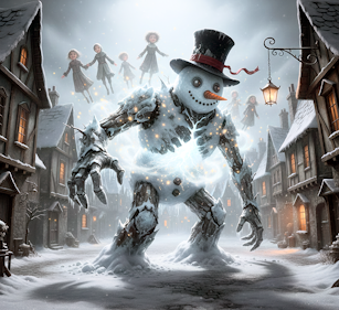 Midnight at the Village Square artwork