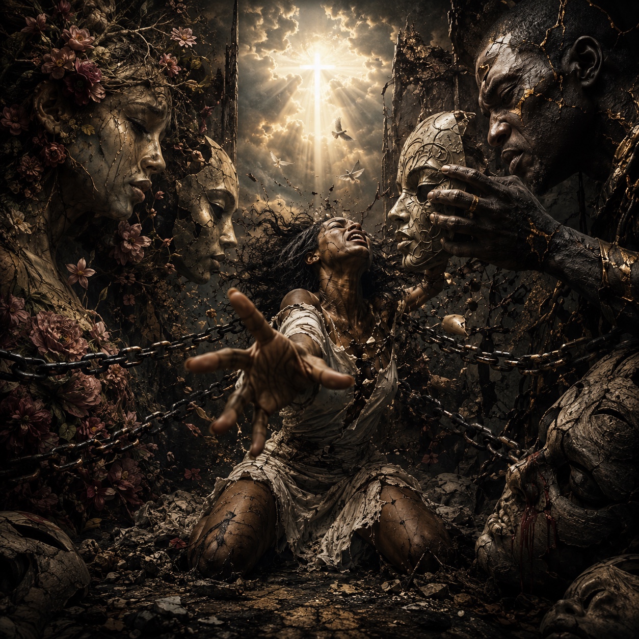 Masks On Both Sides artwork