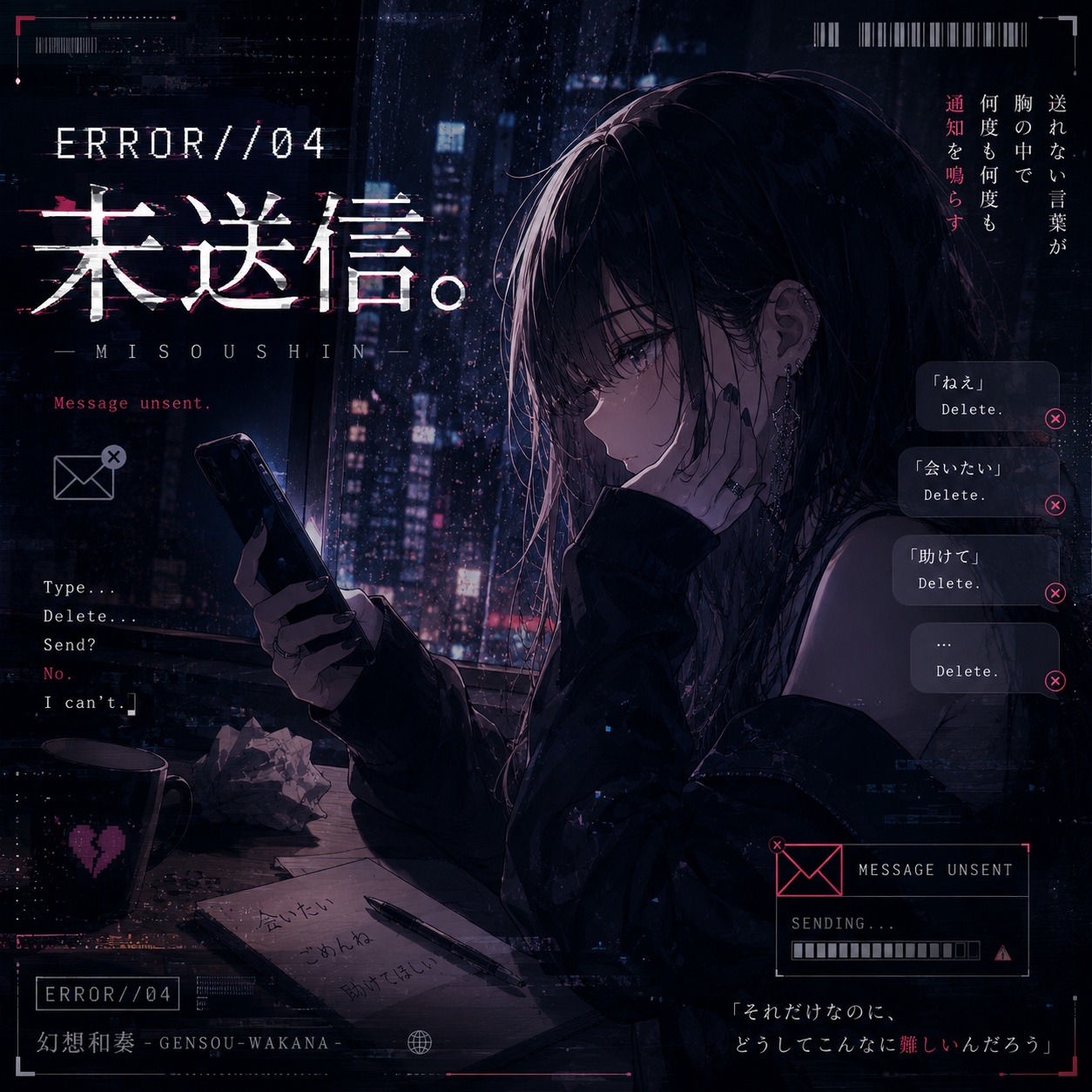 ERROR//4 「未送信」 artwork