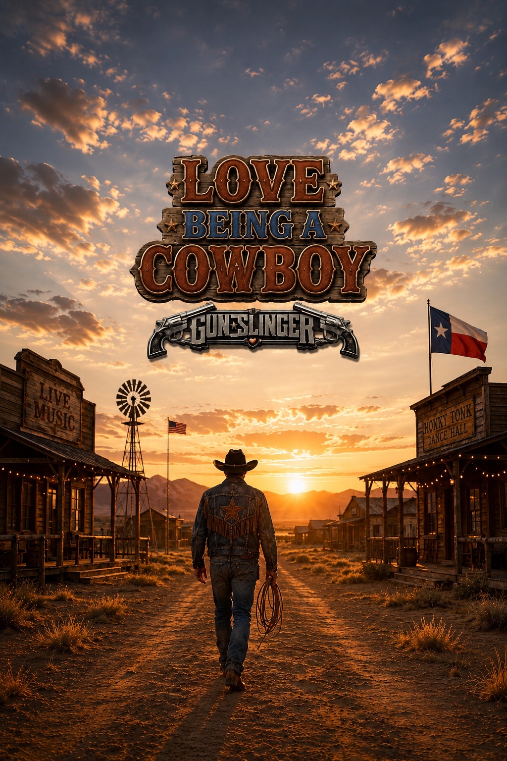 Love Being a Cowboy artwork