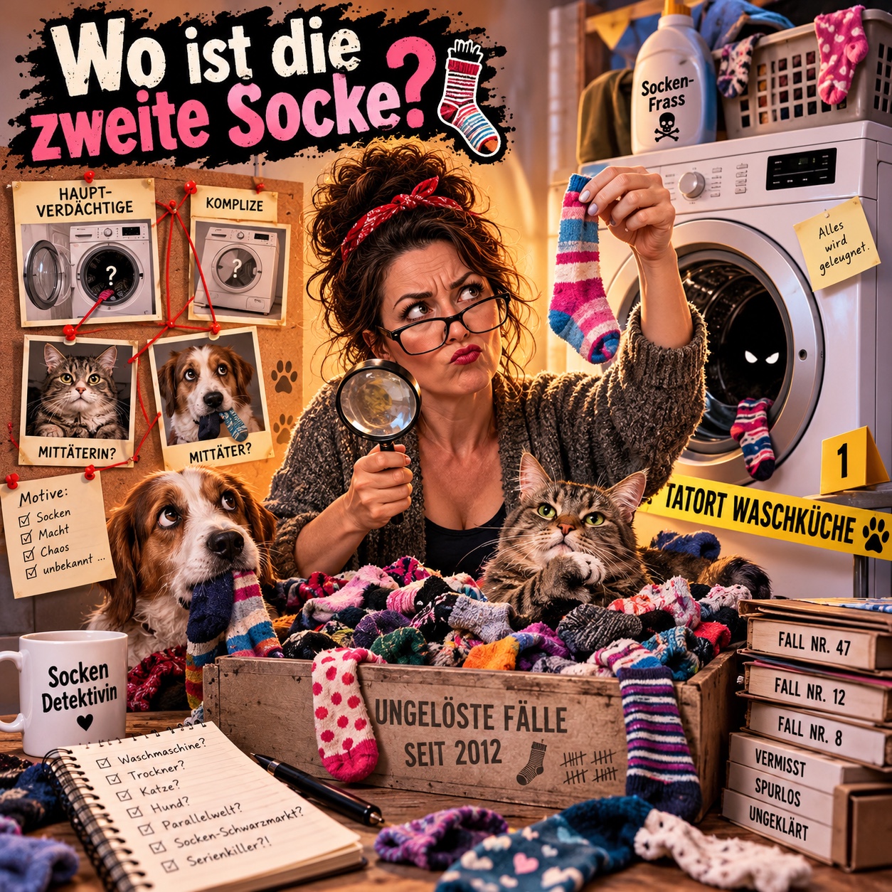 Tatort Waschmaschine artwork