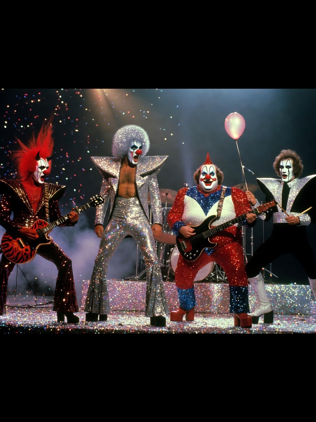 The Waterman presents "The Glitter Clowns"-Mirror Maze of My Mind artwork