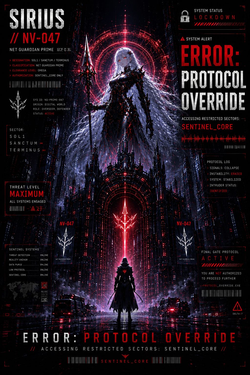 Error: Protocol Override // Accessing Restricted Sector: Sentinel_Core artwork