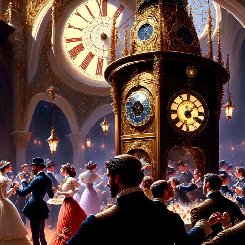 DANCE WHEN THE CLOCK STRIKES THIRTEEN artwork