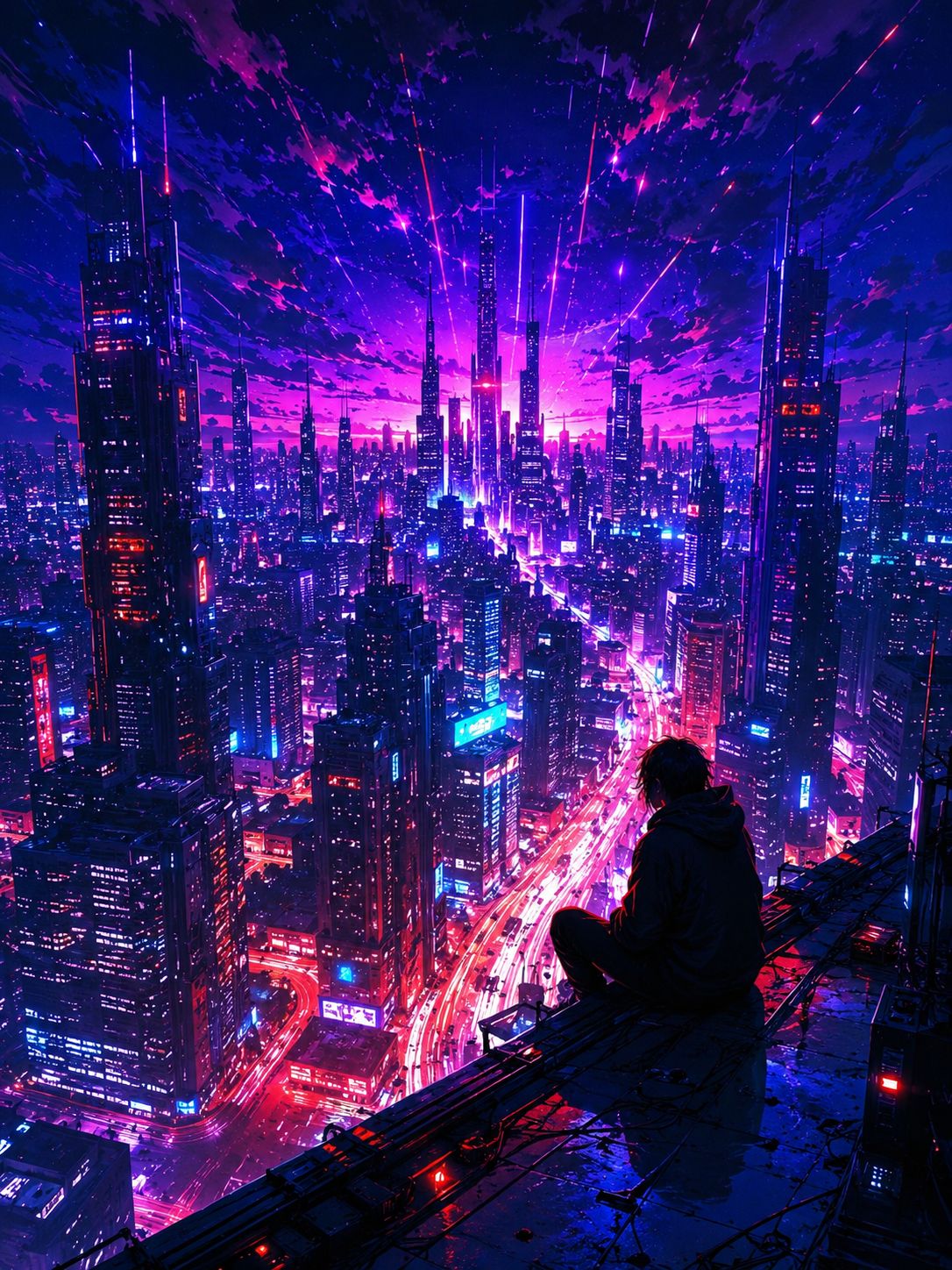 Pulse of the night city. (melody) artwork