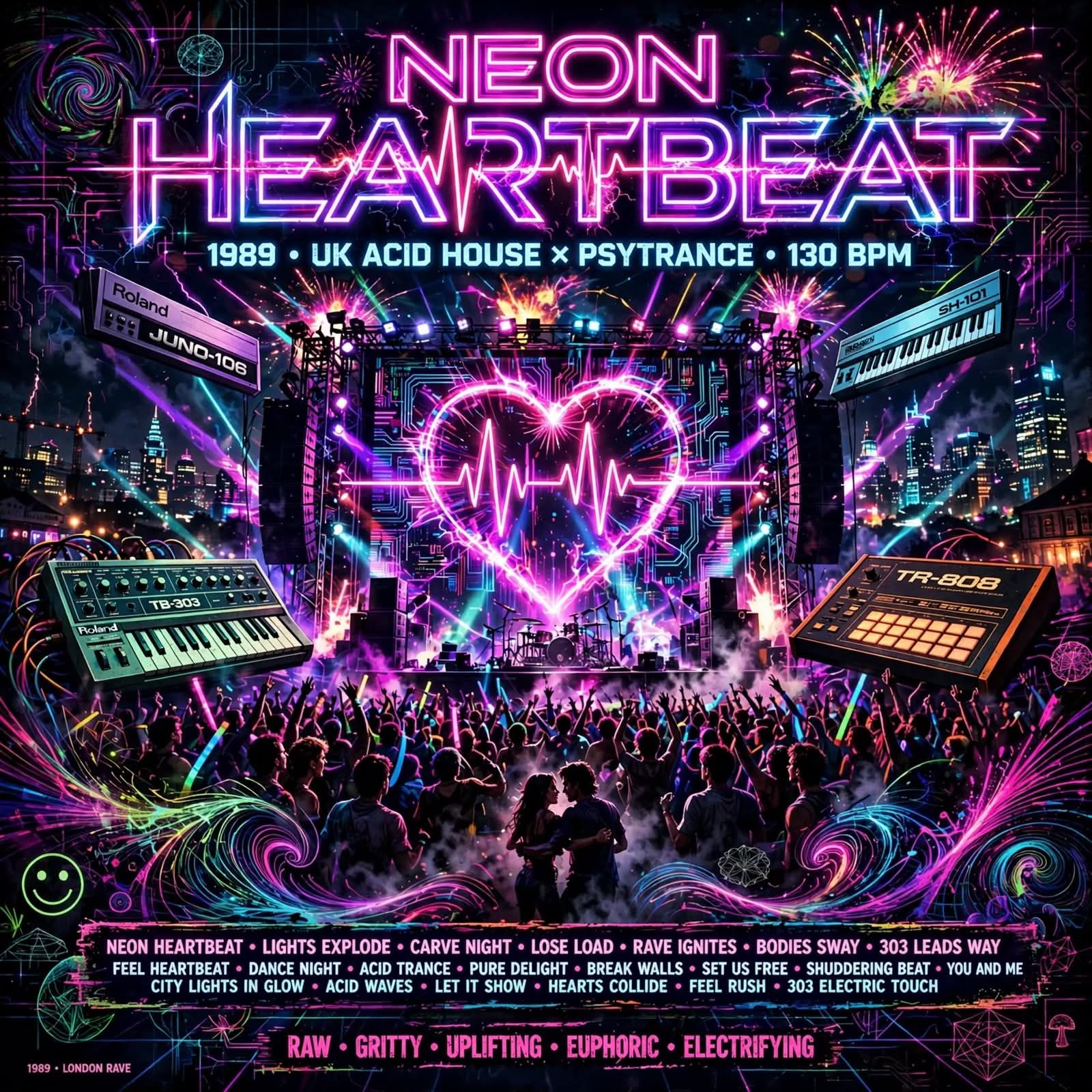 Neon Heartbeat (MIX 2) V6 artwork