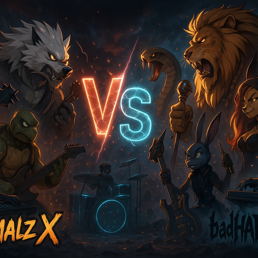 Image for ΛNYMΛLZ X  vs ᗷᗩᗪᕼᗩᗷᗷITᘔ