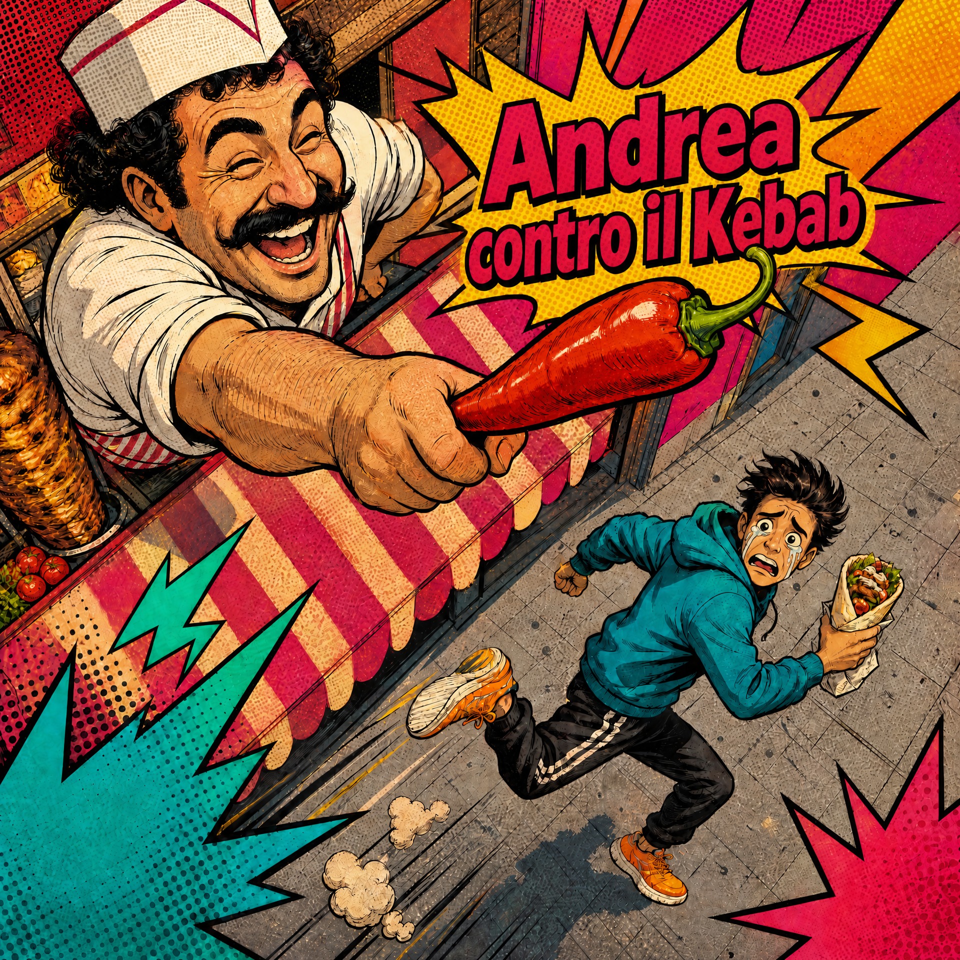 Andrea contro il Kebab artwork