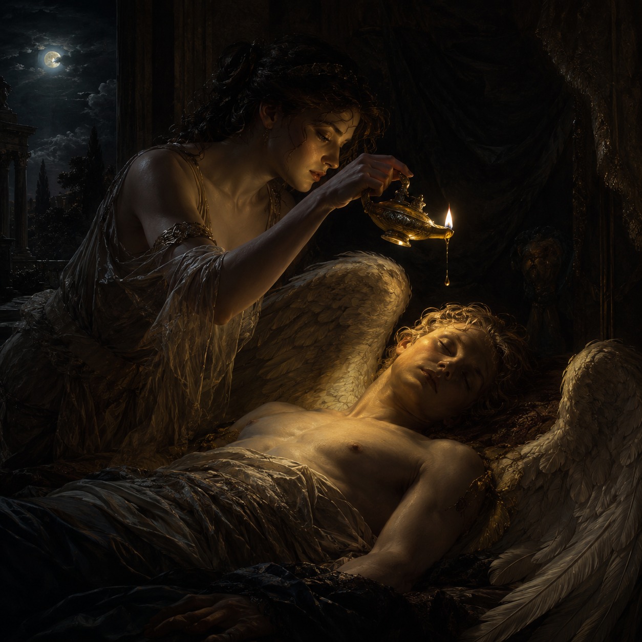 𝒜𝓂𝑜𝓇 𝒶𝓃𝒹 𝒫𝓈𝓎𝒸𝒽𝑒 artwork