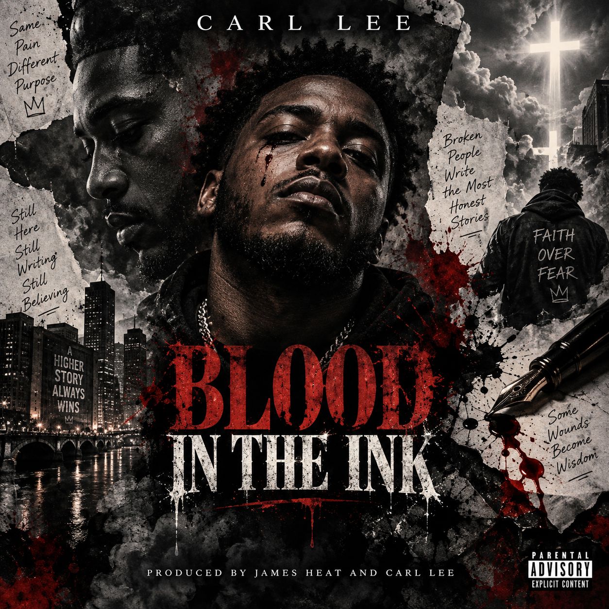 BLOOD IN THE INK — “CORNER STORIES” artwork