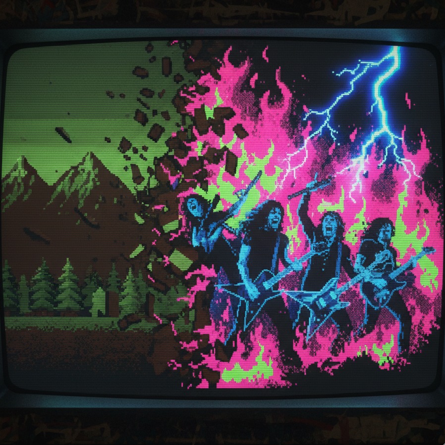 Image for 👾 Ｇ𝔸𝕄𝔼 𝕺𝖁𝔼𝕽 · ℝ𝕖𝕥𝕣𝕠 𝔸𝕣𝕔𝕒𝕕𝕖 𝕄𝕖𝕥𝕒𝕝 🕹️