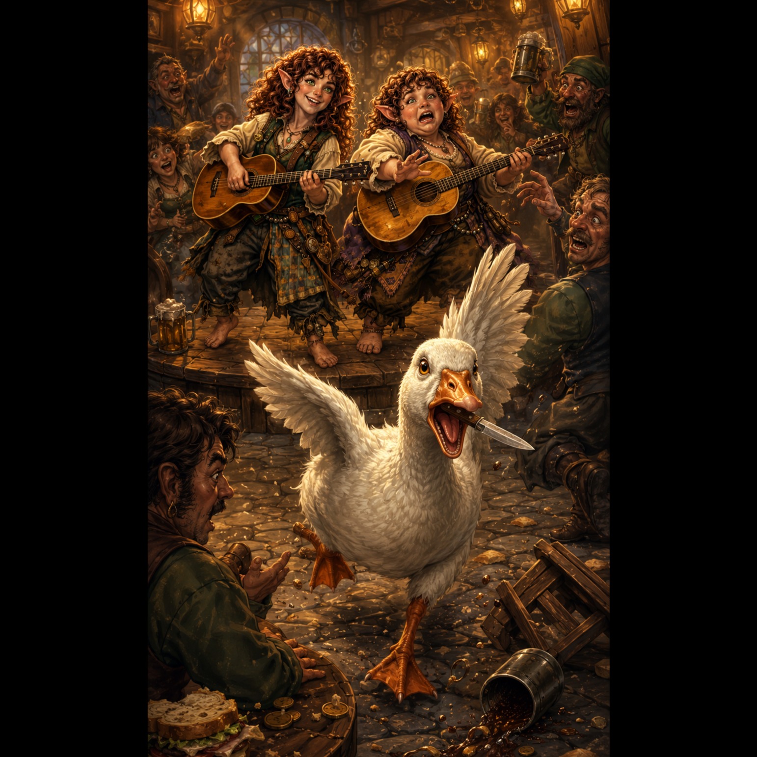 The Goose With the Knife artwork