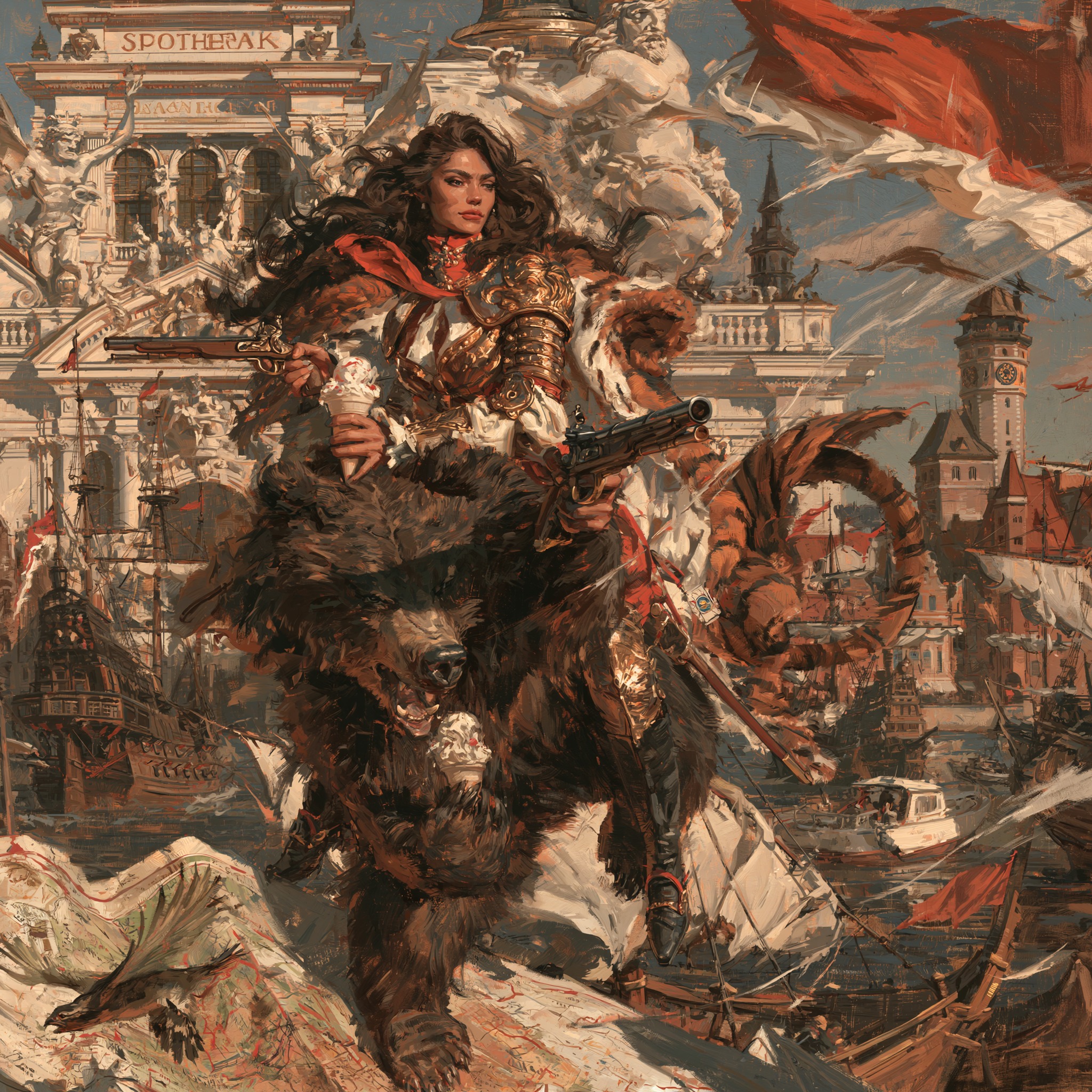 Pieśń lodu i misia (Girl who used to be) (French) v5 artwork