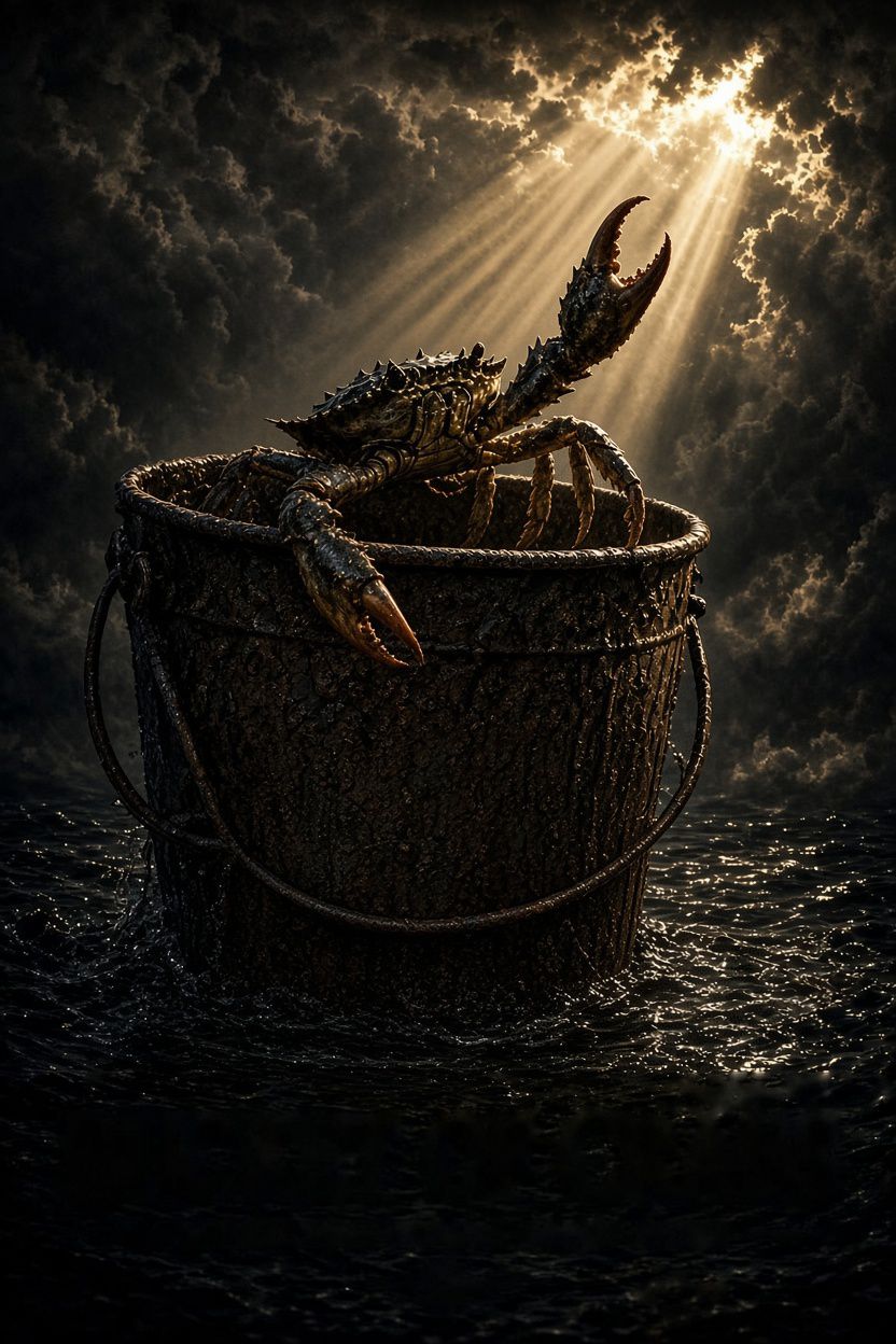 Crabs in a Bucket artwork