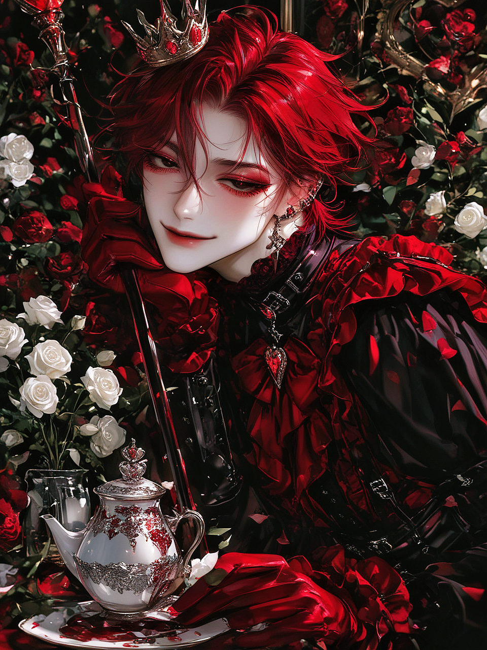 Red Rose Garden artwork