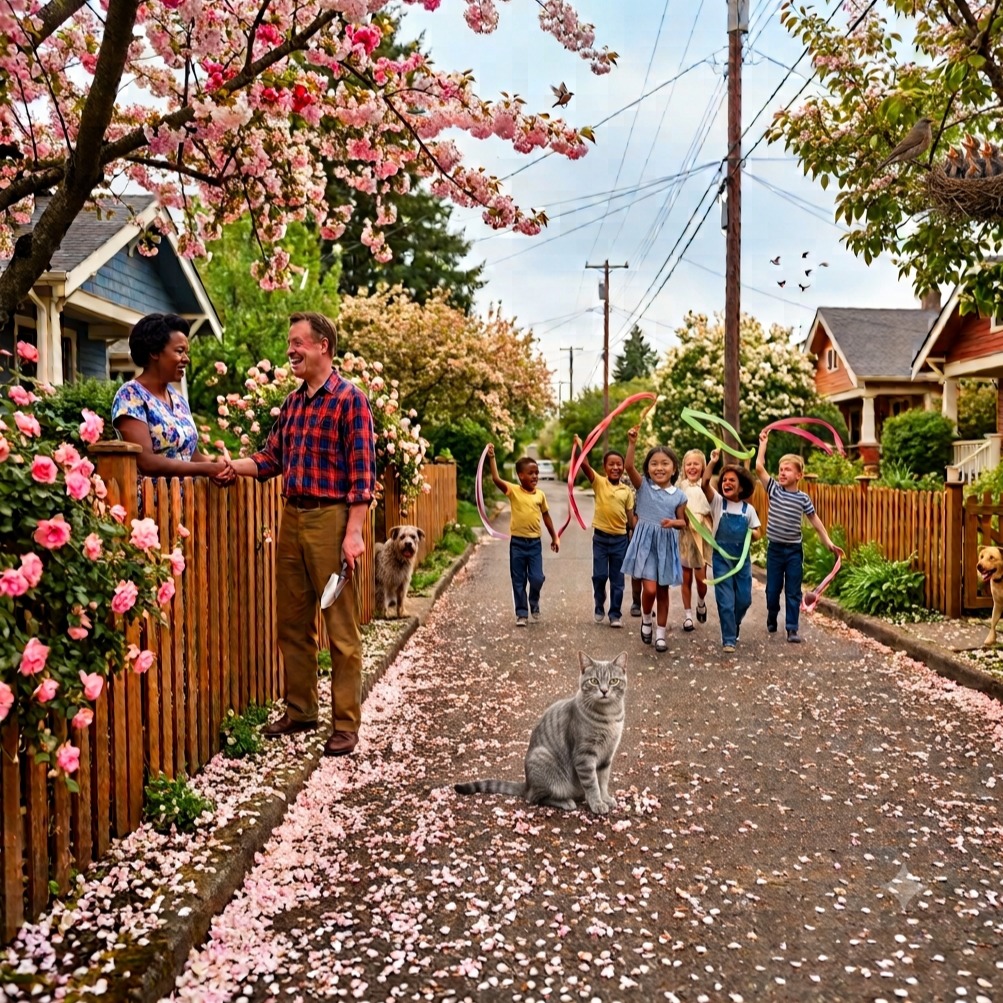 Summer Walk Around the Block artwork